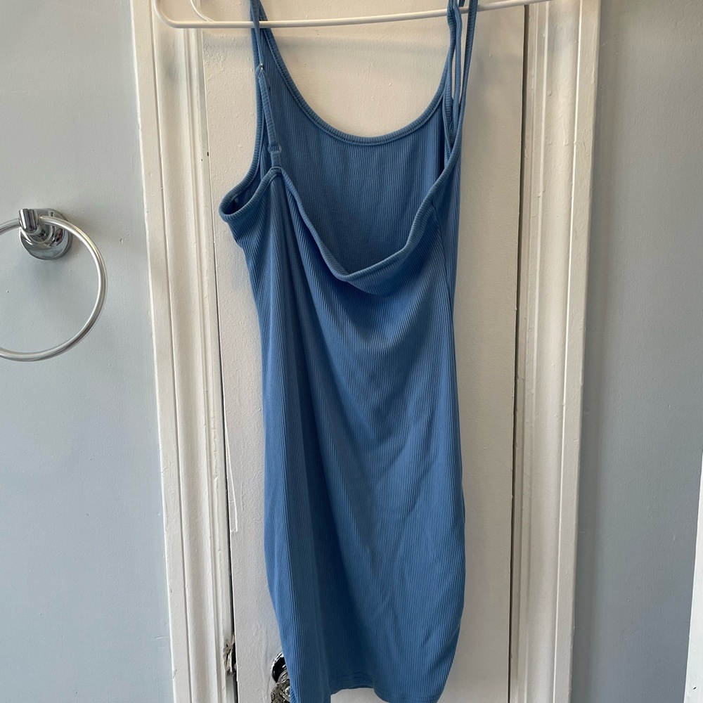SHEIN Blue Mini Dress - Picture 3 of 3